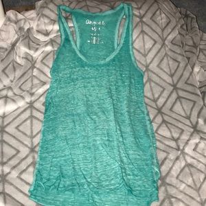 Teal tank top